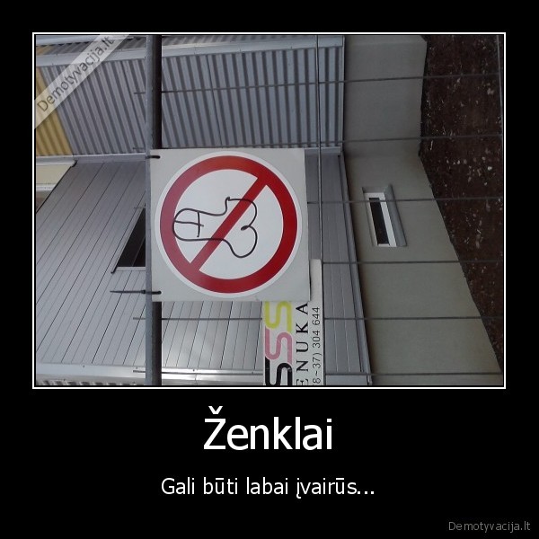 Ženklai - Gali būti labai įvairūs...