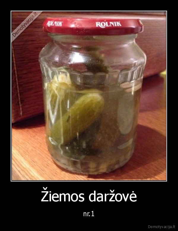 Žiemos daržovė - nr.1