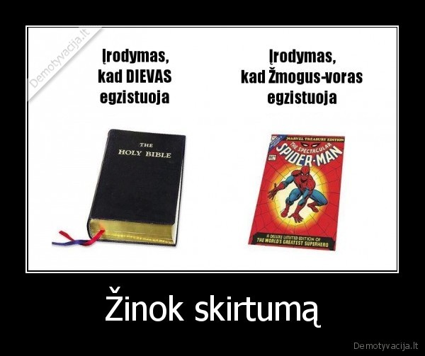 Žinok skirtumą - 