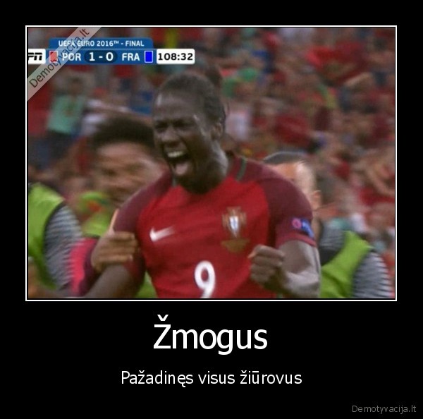 Žmogus - Pažadinęs visus žiūrovus