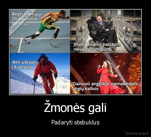 Žmonės gali - Padaryti stebuklus