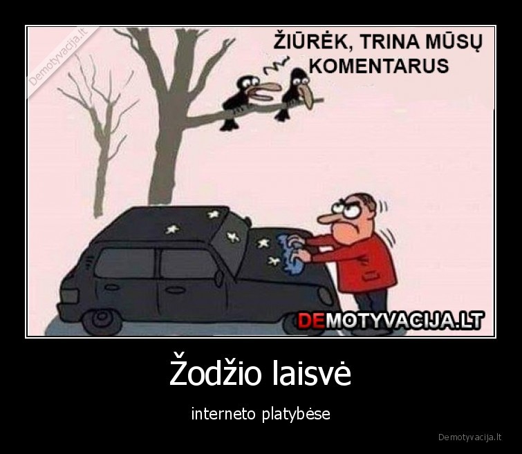 Žodžio laisvė - interneto platybėse