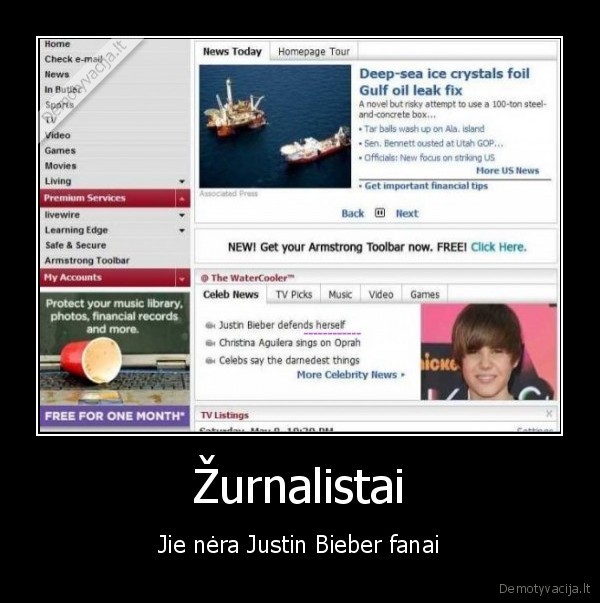 Žurnalistai - Jie nėra Justin Bieber fanai